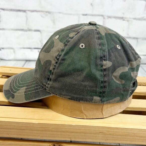 Streetwear unstructured Camo Adjustable Velcro Strap Baseball Cap / Hat - Picture 3 of 6